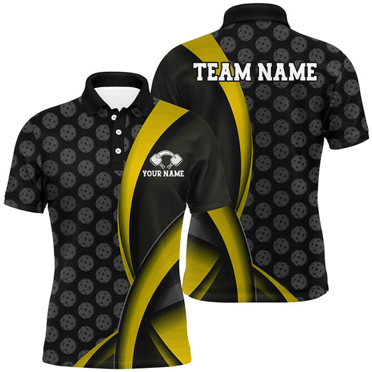 MaxCorners Pickleball Multi-Color, Pickleball Pattern  Customized Name, Team Name 3D Polo Shirt For Men