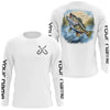 Maxcorners Custom Largemouth Bass Long Sleeve Tournament Fishing Shirts, Bass Uv Protection Fishing Jerseys LM0201