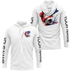 Maxcorners Custom Patriotic American Flag Bass Fishing Shirts, Bass Fishing Tournament Jerseys LM0201