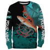 Maxcorners Redfish Puppy Drum Fishing Customize Name All Over Print Hoodie