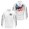Maxcorners Personalized American Flag Bass Long Sleeve Fishing Shirts, Patriotic Bass Fishing Gifts LM0201