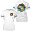 Maxcorners Custom Angry Bass Fishing jerseys, Largemouth Bass Long sleeve performance Fishing Shirts LM0201
