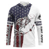 Maxcorners Bass Fishing American Flag Custom performance Fishing shirts, Patriotic Bass Fishing jerseys LM0201