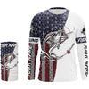 Maxcorners Bass Fishing American Flag Custom performance Fishing shirts, Patriotic Bass Fishing jerseys LM0201