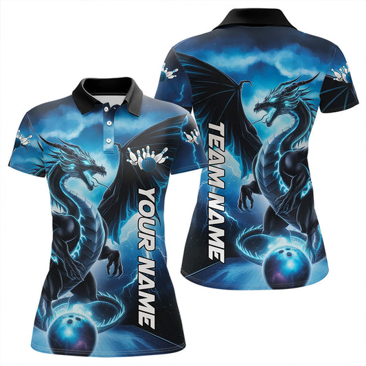 Maxcorners Custom Orange Splatter Bowling Team Polo Shirts For Men And Women Bowling Tournament Shirts