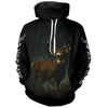 Maxcorners Deer Hunting Customize Name 3D All Over Printed Shirts, personalized Deer hunting apparel  LM2608