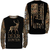 Maxcorners Deer Bow Hunting Orange Camouflage Shirt 3D All Over Printed Clothes