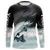 Maxcorners Salmon fishing scales Custom name sun protection personalized fishing gifts, Salmon fishing jerseys LM0409