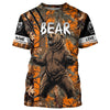 Maxcorners New Mexico Bow Hunter Hunting archer 3D arrow New Mexico Flag Customize name 3D All over print shirts - personalized Patriotic hunting apparel gift for men, women and kid - LM2608