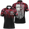 Maxcorners Camo Bowling American Flag Patriotic Multicolor Option Customized Name 3D Shirt