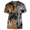 Maxcorners Custom Name Bowhunting Camouflage Shirt 3D All Over Printed Clothes