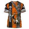 Maxcorners Raccoon Hunting Coonhound Customize Name 3D Shirts