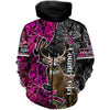 Maxcorners Country Girl Deer Hunting Customize Name 3D Shirts