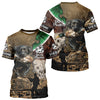 Maxcorners Duck Hunting with Dog Black Labs 3D All Over Printing Shirts for Men, Gifts for Duck Hunters LM2608