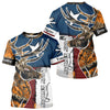 Maxcorners Deer Hunting Orange Camouflage Shirts with TX Flag, Personalized Hunting Shirt, Hunting Gifts LM0409