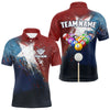 Maxcorners Personalized Grunge Texas Flag Billiard Shirt For Men Custom Patriotic Pool Team Jerseys LM2206