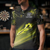 Maxcorners Thunder Lightning Custom Cobra Snake Yellow Men Dart Shirts Best Dart Jerseys Dart Team Shirts