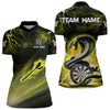 Maxcorners Thunder Lightning Custom Cobra Snake Yellow Men Dart Shirts Best Dart Jerseys Dart Team Shirts