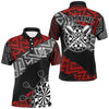 Maxcorners Red Zig-Zag Pattern Darts Jersey Customized Name 3D Shirt