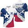 Maxcorners Pool Texas Flag Billiard Jersey Customized Name, Team Name 3D Shirt