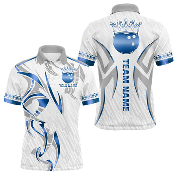 Maxcorners Custom Gradient Sunflower Bowling Shirt for Men Bowling Team Jersey Polo & Quarter-Zip