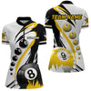 Maxcorners Personalized Billiard 8 Ball & 9 Ball Pool Shirts For Men And Women Custom Billiard Team Jerseys | Yellow