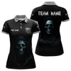 Maxcorners Haunting Black Skulls Reaper Darts Team Shirt For Men - Custom Team & Player Name LM1625