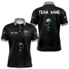 Maxcorners Haunting Black Skulls Reaper Darts Team Shirt For Men - Custom Team & Player Name LM1625