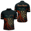Maxcorners Scarlet Octopus Dart Team Shirt For Men Players â€“ Unique Custom With Player Name LM1625