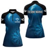 Maxcorners Galaxy-Themed Darts In Space Men's Darts Shirt - Custom Name For Dart Players MT1006