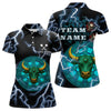 Maxcorners Turquoise Cow Head Skull Dartboard Funny Darts Shirt For Men - Customizable Name LM0706