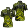 Maxcorners Crazy Rabbit Dartboard Arrows Grunge Darts Shirt For Men - Custom Name & Team | Opt2 - Military  LM3006
