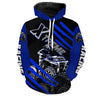Maxcorners Personalized Blue ATV Quad Hoodie Men Women ATV Motocross Hooded Jersey Extreme Off-Road MT2709