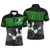 Maxcorners Bowling Multicolor Option Customized Name And Team Name 3D Shirt