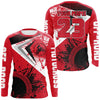 Maxcorners Motocross Jersey Red Custom Dirt Bike Shirt For Kid Men Women Off-road Racing Shirt MT2709