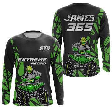 Maxcorners ATV Motocross Racing Jersey Upf30+ Quad Bike Jersey Men Kid Women ATV Riding Shirt MT2809