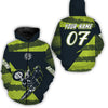 Maxcorners Motocross Racing Hoodie Jersey Dirt Bike Hoodie Zip For Biker Men Women MT2709