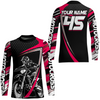 Maxcorners Motocross Racing Jersey Women Kid Girl Upf30+ Dirt Bike Shirt Off-Road MX Jersey XM273 MT2809