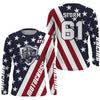 Maxcorners ATV Motocross Jersey American Flag Upf30+ Quad Bike Racing Jersey Men Women Kid MT2809