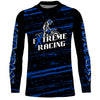 Maxcorners Motocross Racing Jersey Blue Upf30+ Dirt Bike Off-road MX Shirt Men Kid Women XM186 MT2809