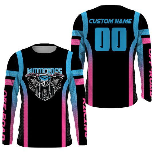 Maxcorners Motocross Racing Jersey Upf30+ Dirt Bike Shirt Kid Women Men Motorcycle Off-road Jersey XM257 MT2809