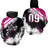 Maxcorners Adult pink custom dirt bike jersey Motocross jersey upf30+ mens women Motocross Shirt| MT2709