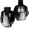Maxcorners Adult&Kid black custom dirt bike jersey Motocross jersey upf30+ mens women Motocross Shirt| MT2709