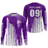 Maxcorners Adult&Kid purple custom dirt bike jersey Motocross jersey upf30+ mens women Motocross Shirt| MT2709