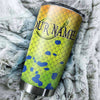 Maxcorners Mahi Mahi Customize Name Tumbler Cup