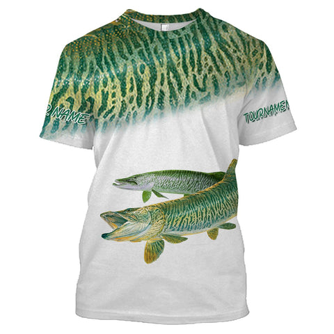 Maxcorners Musky Tournament Fishing Customize Name 3D Hoodie