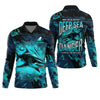 Maxcorners Hunt or Be Hunted Deep Sea Danger Performance Fishing Shirts, Fishing Gifts For Men, Men's Fishing Shirt