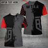 Maxcorners Personalized Name, Team Name 3D Unisex Shirt For W T A A