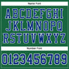 Maxcorners Custom Kelly Green Royal-White Mesh Authentic Football Jersey LM2605