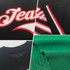 Maxcorners Custom Kelly Green White-Yellow Mesh Authentic Throwback Baseball Jersey LM2605
